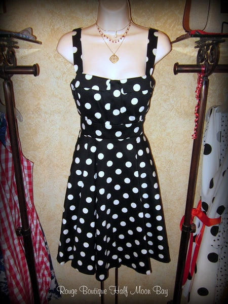 BARDOT TIE FRONT BLACK AND RED POLKA DOT cheapest MINI DRESS SIZE 6 NWT