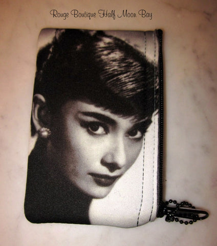 Audrey Hepburn Zipper Pouch (Small)